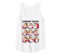 Disney Snow White Current Mood Always Grumpy Canotta, Donna, Bianco, XL