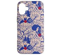 Disney Snow White Movie Snow White & Evil Queen Pattern Custodia per iPhone 16 Plus