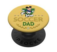 Disney Soccer Dad Sports Mickey Mouse Father's Day Gift PopSockets PopGrip Adesivo