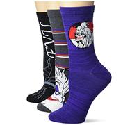 Disney Socks Calze Crew, Nero, Taglia Unica Donna