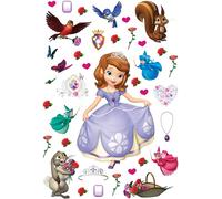 Disney Sofia Muro Adesivi 65x42.5cm Principessa Viola Set Decalcomanie Bambina