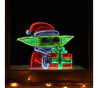 Disney Specchio Infinito LED Illuminato Personaggi Natalizi Interni Esterni