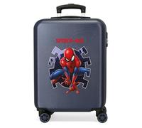 Disney Spiderman Attack Luggage - Bagaglio per bambini, ragazzi, il bagaglio a mano a 4 ruote con serratura a combinazione laterale Spiderman è realizzato in ABS, un materiale rigido e leggero.