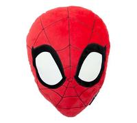 Disney Spiderman Cuscino a Forma Ufficiale | Testa di Spiderman | Cuscino in peluche imbottito | Design Adventure | Perfetto per camera o gaming