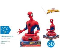 Disney SPIDERMAN Luce Notturna 3D Pienamente Portatile LED Comodino Bambini