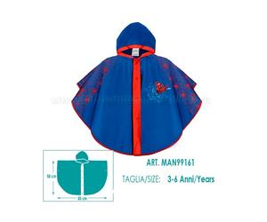Disney SPIDERMAN Mantella Parapioggia Impermeabile Poncho 3-6 anni