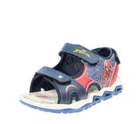 Disney Spiderman - Sandali Con Luci E Strappi Blu - Taglia 30 Scarpe Bambino