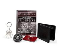 Disney Spiderman - Set regalo da collezione con portafoglio e portachiavi, colore: nero