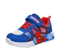 Disney Spiderman - Sneakers Con Luci E Led Blu - Junior Scarpe Bambino Sneakers