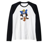 Disney Sports Goofy Football Team Player Maglia con Maniche Raglan