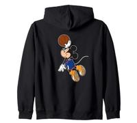 Disney Sports Mickey Mouse Basketball Team Player Felpa con Cappuccio