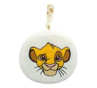 DISNEY - Spugna da bagno, Spugna ricamata Simba, Re Leone, Spugna per il corpo - per bambini - Prodotto ufficiale Disney