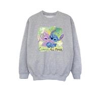 Disney St Patrick's Day Felpa Lilo & Stitch Trifoglio Ragazze (BI22510)