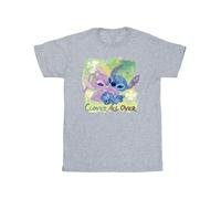 Disney St Patrick's Day Maglietta Lilo & Stitch Trifoglio Ragazzi (BI22700)