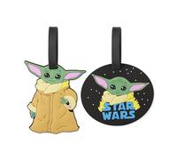 Disney Peers Hardy Star Wars Baby Yoda 2 Piece Luggage Tags