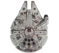 Disney Star Wars Millennium Falcon Aerial View Embossed Metal Sign - Vintage Millennium Falcon Wall Decor for Home