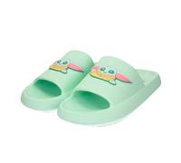 Disney Star Wars The Mandalorian Sandali da Uomo, Regalo per Donne, Uomini e Ragazzi, Taglie EU 38 a 45 (Verde, Sistema Taglie Calzature EU, Adulto, Uomo, Numero (range), Media, 44, 45)