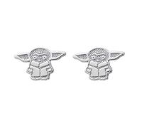 Disney Star Wars The Mandalorian The Child Sterling Silver Stud Earrings, Official License