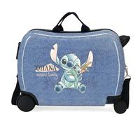 Disney Stich Dance it out Valigia per bambini Blu 50 x 38 x 20 cm Rigida ABS Chiusura a combinazione Laterale 34 L 1,8 kg 2 ruote Bagagli Mano, blu, Taglia unica, Valigia per bambini