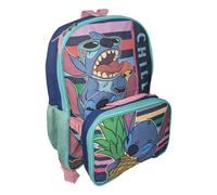 Disney Stitch 40.6cm Zaino Scuola Con Rimovibile Pranzo Scatola Set ( Lilo