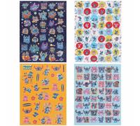 Disney STITCH adesivi per bambini BRILLANTI, grande SET libretto con adesivi, colorati (Stitch A)