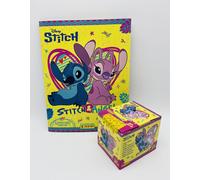 Disney Stitch & Angel Figurine - Album + Scatola Box da 36 Bustine Panini