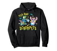 Disney Stitch & Angel Halloween Tea And SCRUMPets Wonderland Felpa con Cappuccio