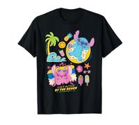 Disney Stitch & Angel Life's Better by the Beach Summer Trip Maglietta