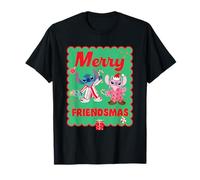 Disney Stitch & Angel Merry Friendsmas Christmas Friends Maglietta