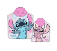 Disney Stitch & Angel Microfibre Poncho Asciugamano Disney