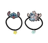 Disney Stitch & Angel - Set di 2 elastici per capelli