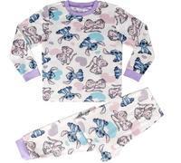 Disney Stitch & Angel Super Morbido Pigiama a Maniche Lunghe, Stitch Angel, Bianco
