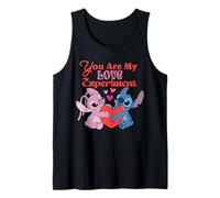 Disney Stitch & Angel Valentine "You Are My Love Experiment" Canotta