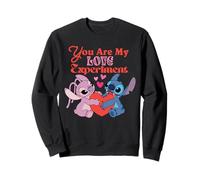 Disney Stitch & Angel Valentine "You Are My Love Experiment" Felpa