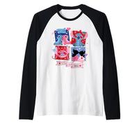 Disney Stitch & Angel Valentine's Day "Outta This World" Maglia con Maniche Raglan