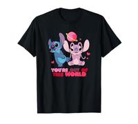 Disney Stitch & Angel You're Out of This World Valentine's Maglietta
