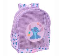 STITCH - Zaino per bambini da spiaggia, anti sabbia, con manici, facile da pulire, ideale per bambini di diverse età, comodo e versatile, 32 x 12 x 38 cm, viola, M, Casual