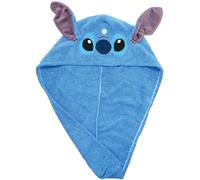 Disney STITCH - Asciugamano Capelli Bambini in Microfibra Morbida - Asciugatura Rapida Senza Calore - Delicato e Pratico - Prodotto Ufficiale
