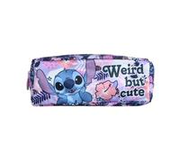 Disney Stitch Astuccio per Ragazze, Design Tropicale Beauty Case per Bambina, Materiale Scolastico per Bambine e Adolescenti