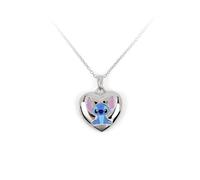 Disney Stitch Bambini Collana Leggera a Forma di Cuore con Medaglione Portaricordi