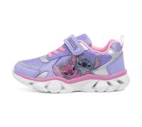 Disney Stitch Bambini Viola Light Up Mesh Trainer, Viola, 31 EU