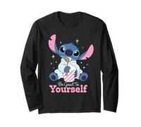 Disney Stitch "Be Good to Yourself" Ice Cream Self-Care Maglia a Manica