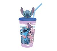 Disney Stitch - Bicchiere 3D, 444 ml, divertente e resistente, per bambini e adulti, isolamento a doppia parete, senza BPA