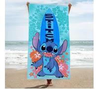 Disney Stitch Blu Asciugamano Cotone Telo Mare 70x140cm Piscina Spiaggia
