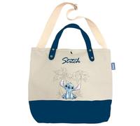 Disney Stitch Borsa a Tracolla, Borsa da Viaggio per la Spesa, Borse da Spiaggia in Cotone, Regalo per Donne e Adolescenti