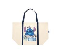 Disney Stitch Borsa da Spiaggia, Borsa da Viaggio, Borsa per la Spesa in Cotone, Borsa a Tracolla, Regalo per Donne e Ragazze Adolescenti