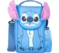 Disney Stitch - Borsa per il pranzo 3D con tracolla, per bambini, per la scuola, isolamento termico, grande, per ragazze