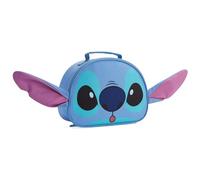 Disney Stitch Borsa Termica Bambini con Fodera Isolante, Borsa Frigo Bambina per Scolastici, Viaggi (Blu 3D)