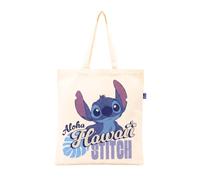 Disney Stitch Borsa Tote Riutilizzabile, Borsa da Spiaggia Viaggio, Borsa per la Spesa in Cotone, Borsa a Tracolla, Regalo per Donne e Ragazze