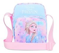 Disney Stitch Borsetta Bambina Adolescenti Borsa Tracolla con Cinturino Regolabile per Giornate Shopping Regalo Ragazza (Blu Frozen)